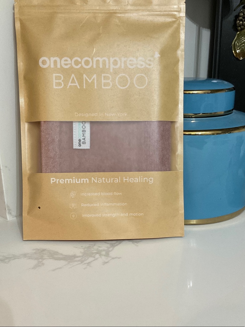 Bamboo Compression Sleeve - Rust Color 2XL New - men or women